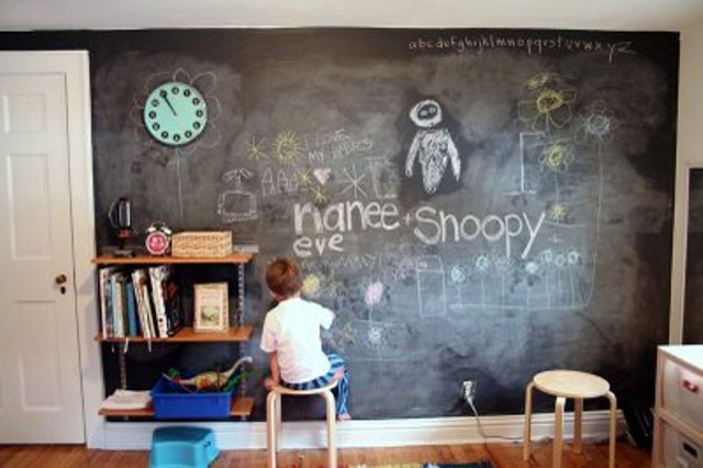 Jak pomalować pokój dziecka farbą tablicową?